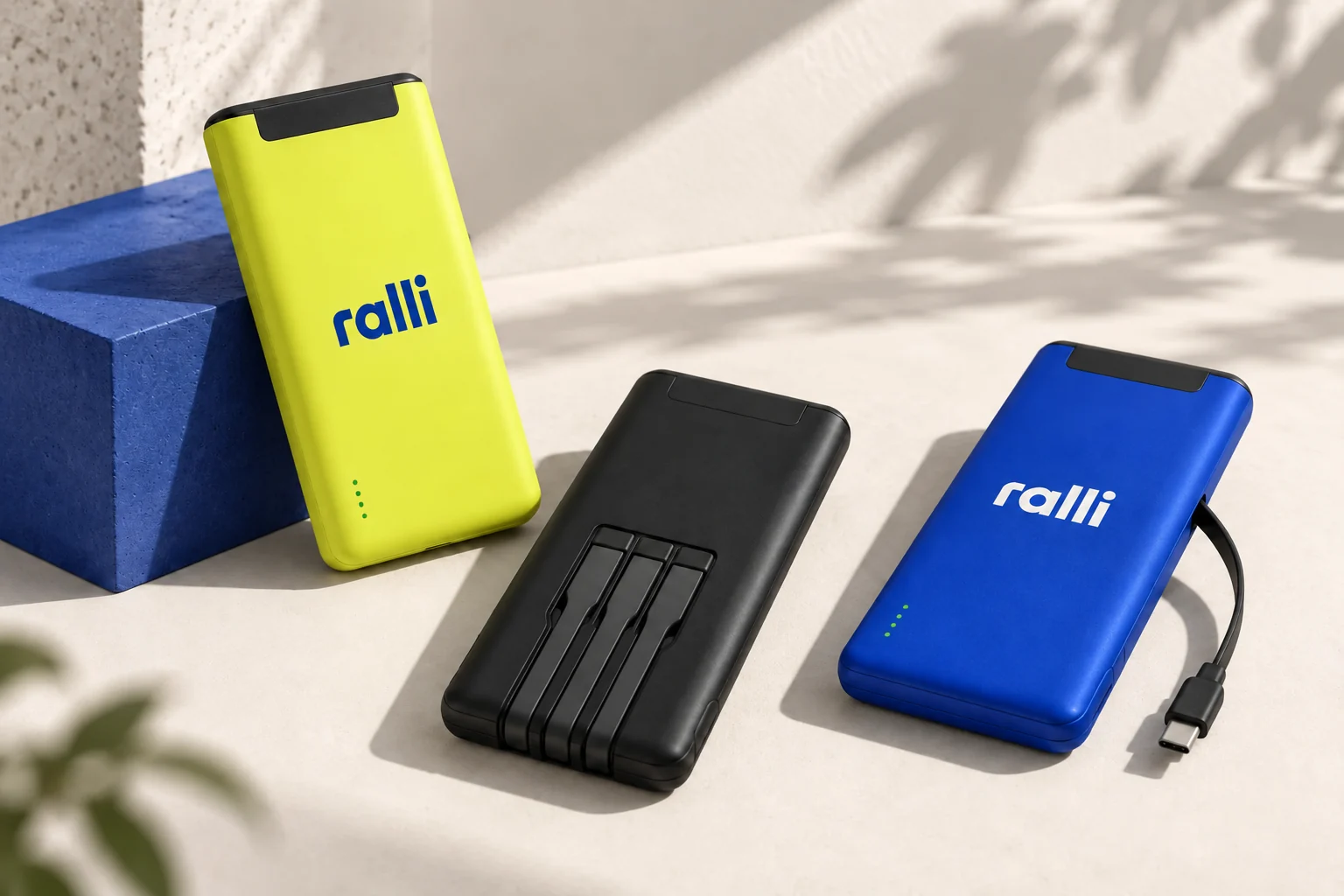 Batteries RALLI avec câbles intégrés